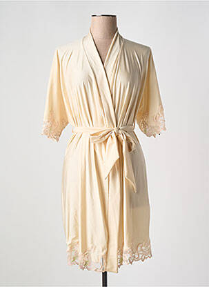 Déshabillé effet matière satinée beige LOUISA BRACQ femme