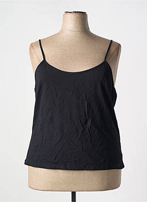 Top stretch sans manche noir PAUSE CAFE femme