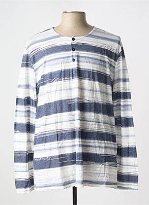 Pyjama col rond blanc H.J.T homme