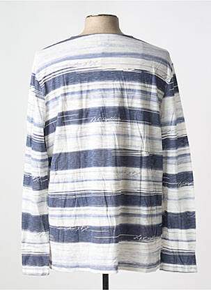Pyjama col rond blanc H.J.T homme