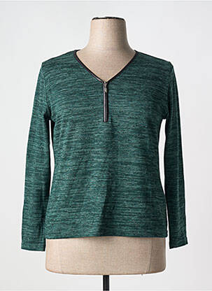 Pull vert TELMAIL pour femme