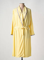 Robe de chambre jaune LOUVA pour femme seconde vue