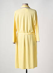 Robe de chambre jaune LOUVA pour femme seconde vue