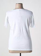 T-shirt blanc TELMAIL pour femme seconde vue