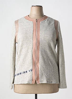 Veste casual gris NAYAT pour femme