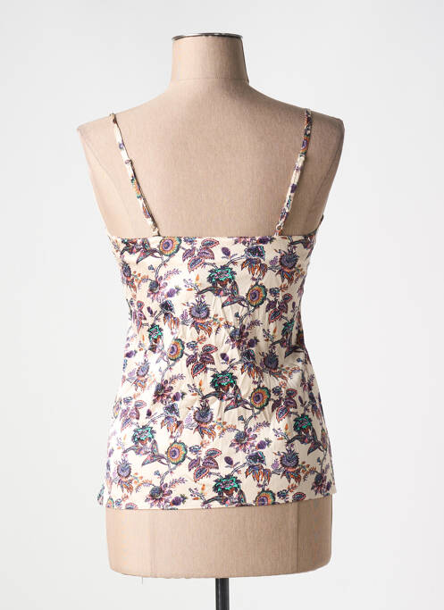 Top/caraco tissage satiné beige LOUISA BRACQ femme