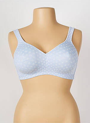 Soutien-gorge sans armature haut soutien-gorge emboitant bleu ROSA FAIA femme