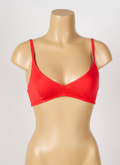 Soutien-gorge sans armature bralettes rouge SLOGGI femme