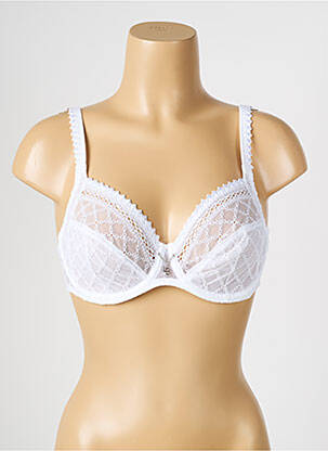 Soutien-gorge bretelle multi position haut soutien-gorge emboitant blanc LOUISA BRACQ femme