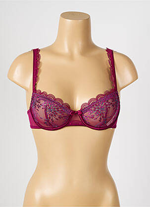 Soutien-gorge légère et transparente haut soutien-gorge emboitant violet SIMONE PERELE femme