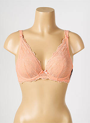 Soutien-gorge légère et transparente haut soutien-gorge emboitant orange AUBADE femme