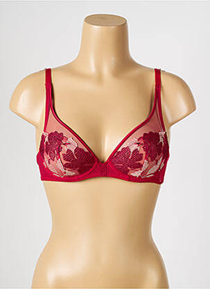 Soutien-gorge légère et transparente haut soutien-gorge emboitant rouge SIMONE PERELE femme