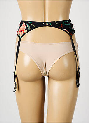 Guêpière/porte-jarretelle tissage dentelle noir AUBADE femme