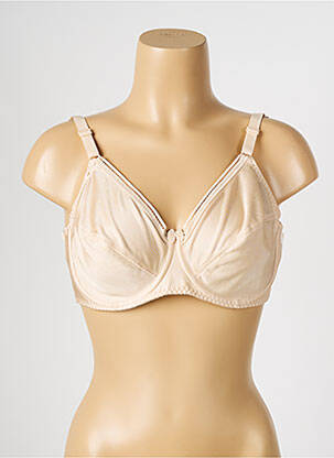 Soutien-gorge effet matière satinée haut soutien-gorge emboitant beige TRIUMPH femme