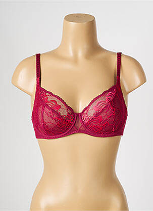Soutien-gorge légère et transparente haut soutien-gorge emboitant rouge SIMONE PERELE femme
