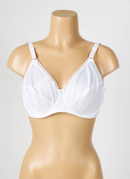 Soutien-gorge effet matière satinée haut soutien-gorge emboitant blanc TRIUMPH femme