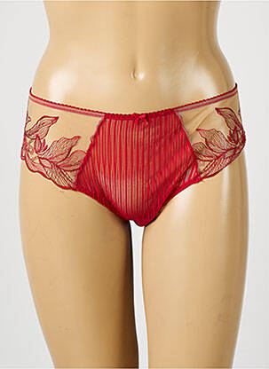 Shorty tissage tulle rouge AUBADE femme