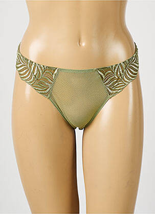Culotte tissage tulle vert AUBADE femme