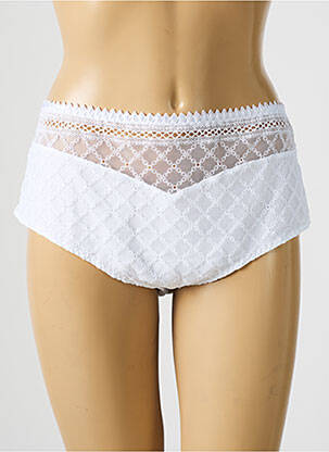 Shorty broderie blanc LOUISA BRACQ femme