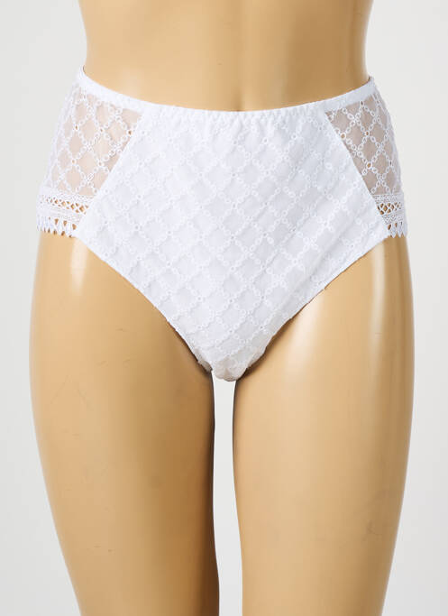 Culotte haute blanc LOUISA BRACQ pour femme
