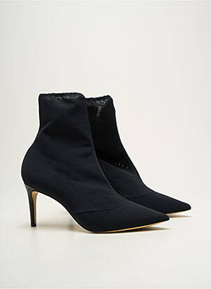 Bottines/boots bout pointu talon de 7 à 9cm noir PARALLELE femme