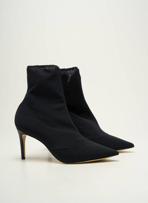 Bottines/boots bout pointu talon de 7 à 9cm noir PARALLELE femme