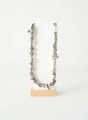 Collier ornement oxyde de zirconium argent PANDORA femme