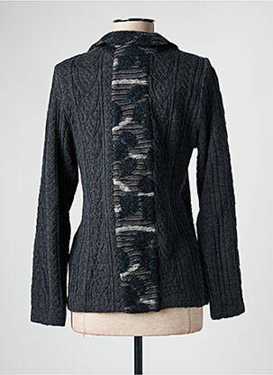 Gilet manches longues coupe cintrée gris GUY DUBOUIS femme