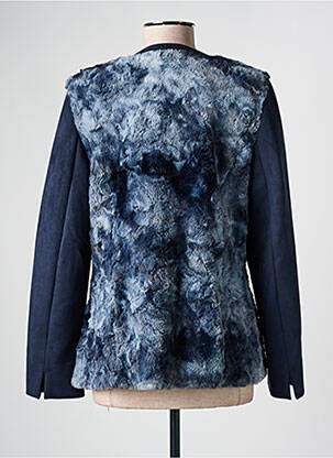 Veste chic poches bleu GUY DUBOUIS femme