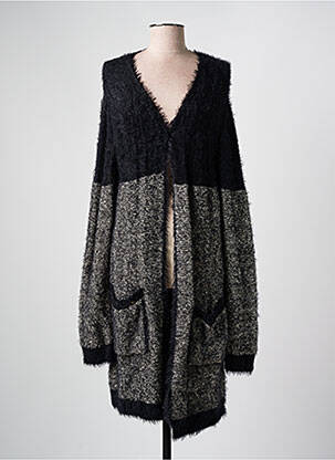 Gilet manches longues stretch noir GUY DUBOUIS femme