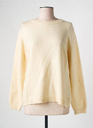 Pull coupe droite manches longues beige MERI & ESCA femme