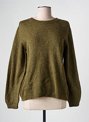 Pull coupe droite manches longues vert MERI & ESCA femme