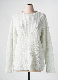 Pull col rond manches longues gris GUY DUBOUIS femme