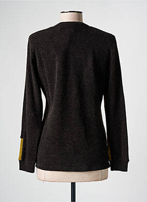 Pull coupe cintrée manches longues noir MERI & ESCA femme