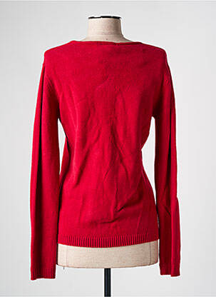Pull coupe cintrée manches longues rose COULEURS DU TEMPS femme