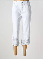 Pantacourt blanc SHEEGO pour femme seconde vue