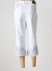 Pantacourt blanc SHEEGO pour femme seconde vue