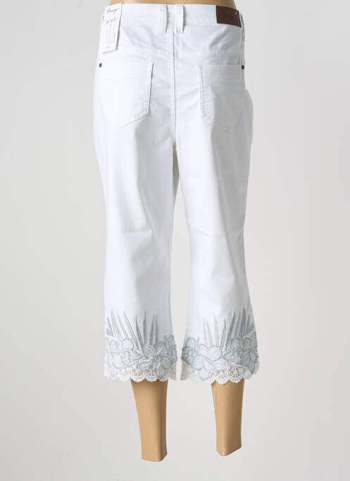 Pantacourt blanc SHEEGO pour femme