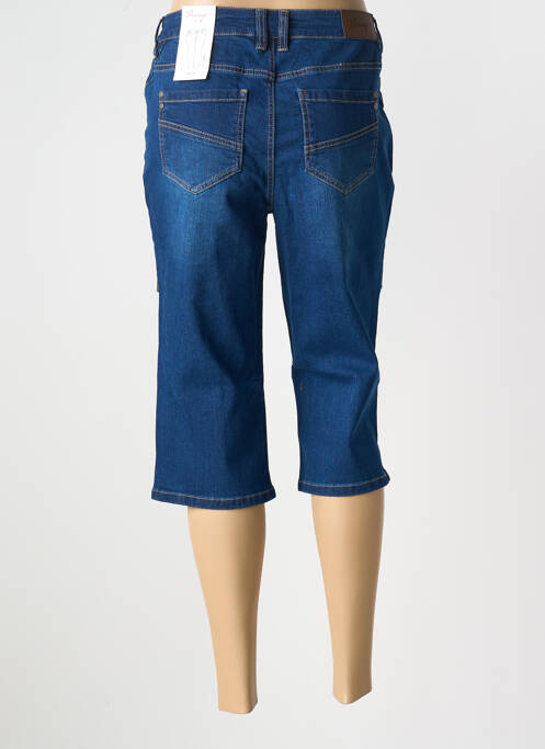 Pantacourt bleu fonce SHEEGO femme