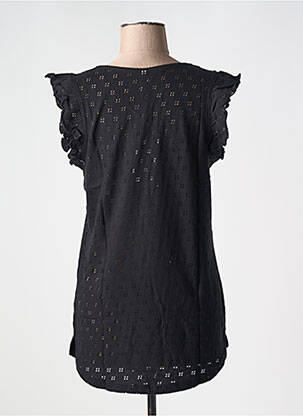 T-shirt coupe droite manches courtes noir SHEEGO femme