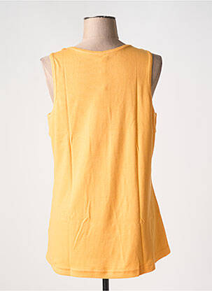 Débardeur tissage jersey sans manche orange SHEEGO femme