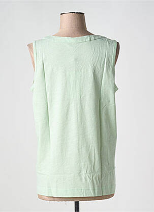 Débardeur coupe droite sans manche vert SHEEGO femme