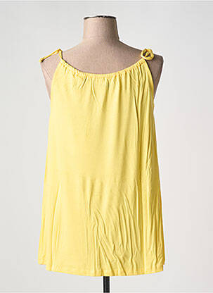 Débardeur tissage jersey sans manche jaune SHEEGO femme