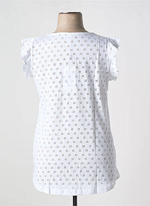 Débardeur coupe droite sans manche blanc SHEEGO femme