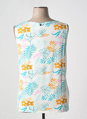 Débardeur tissage jersey sans manche bleu SHEEGO femme