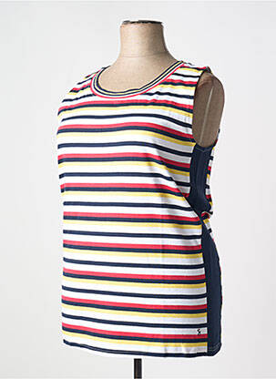 Débardeur coupe droite sans manche bleu SHEEGO femme