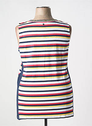 Débardeur coupe droite sans manche bleu SHEEGO femme