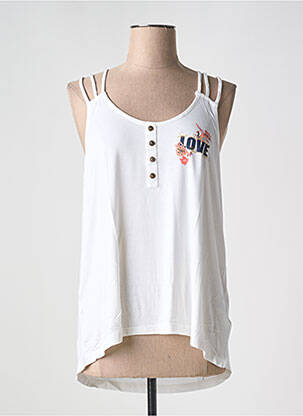 Débardeur blanc SHEEGO pour femme