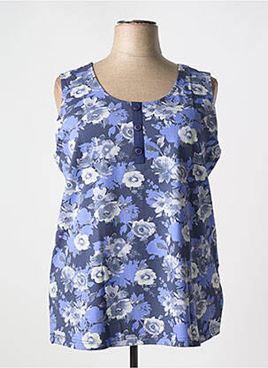 Débardeur bleu SHEEGO pour femme