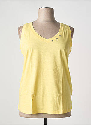 Débardeur jaune SHEEGO pour femme